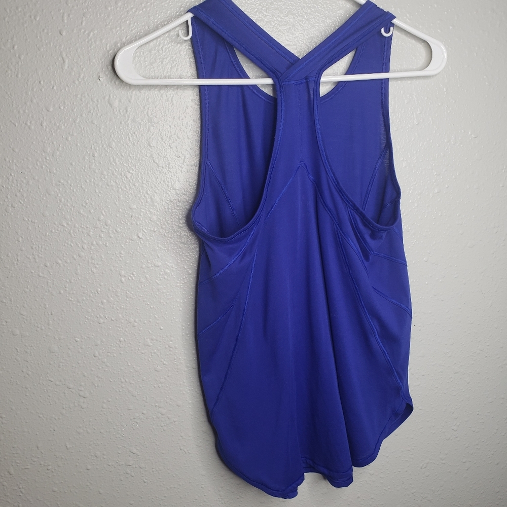 Athleta blue racerback tank top XXS - Picture 2 of 8